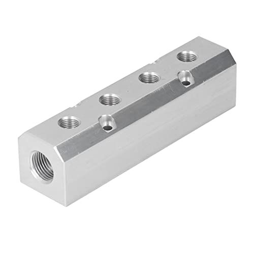 - Druckverteiler – Pneumatikblock aus Aluminium mit auslaufsicherer Dichtung, für den Werksgebrauch (SY40-02-4F) von ChengyuWei