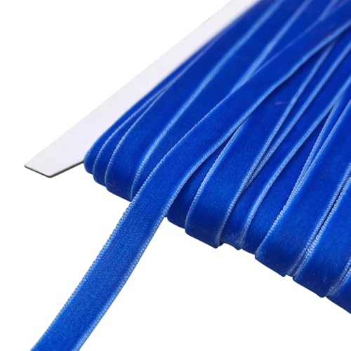 Chenkou Craft Samtband, Blau, 22 m, 10 mm von Chenkou Craft