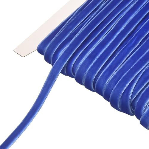 Chenkou Craft Samtband, Blau, 22 m, 6 mm von Chenkou Craft