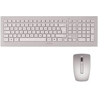 CHERRY DW 8000 Tastatur-Maus-Set kabellos weiß, silber von Cherry