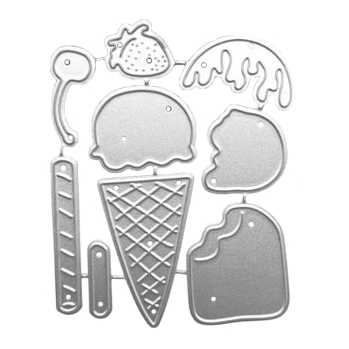 Kohlenstoffstahl Schneidemetalleis Ice Cream Stempel Schneidet Handgefertigte Schablonenschablonenform Für Scrapbooking Papierkarte Kohlenstoffstahl Schneidemetalleis Ice Cream Stempel Schneidet Handgefertigte Schablonenschablonenform Für Scrapbooking Papierkarte von Chevnzev