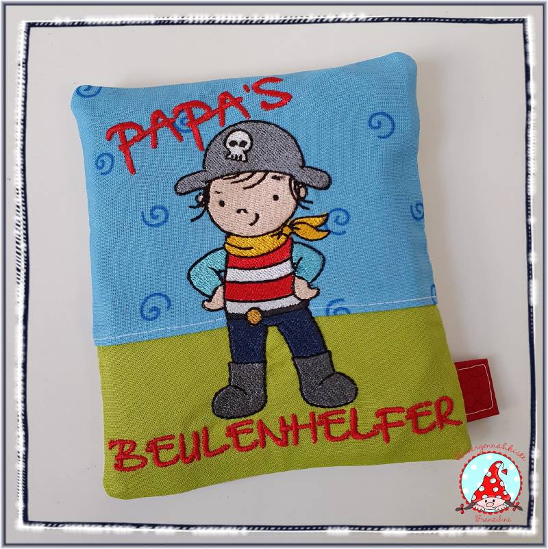 Coolpack Mit Name & Wunschmotiv Beulentröster Kühlhülle Kühlakku Kühlpad Beule Tasche Tröster von CheyennenShop