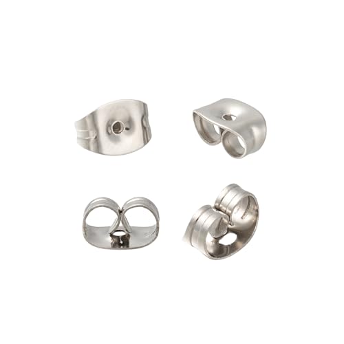 50x Ohrstopper 6x4,5x3mm Ohrmutter Edelstahl Verschluss Ohrringe Ohrstecker 50x Ohrstopper 6x4,5x3mm Ohrmutter Edelstahl Verschluss Ohrringe Ohrstecker von Chiaras's Engelshop