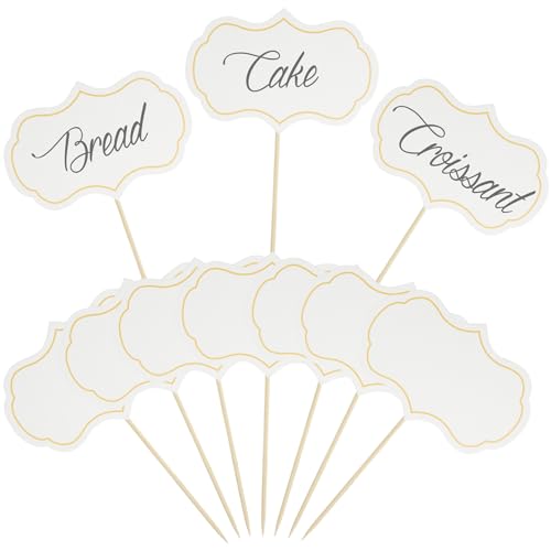 Happy Birthday Cake Toppers Gold Birthday Cake Toppers Happy Birthday Cake Decoration (White) von ChicQuench