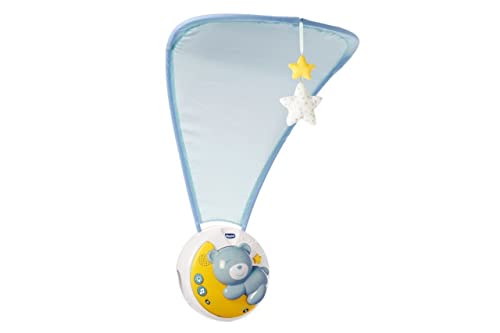 Chicco 00009828200000 Next2moon Azul Kinderbett-Projektor mit Lichtern und Geräuschen, Einfarbig, Blau, mediano von Chicco