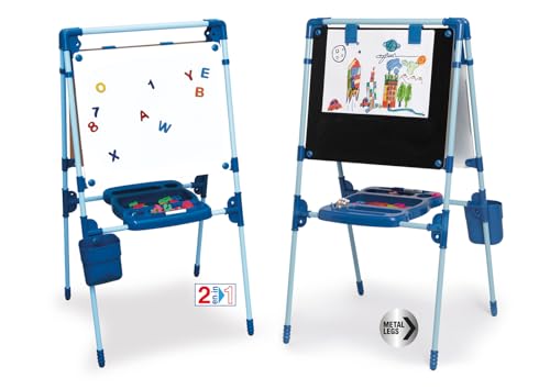 Chicos - Kinder Staffelei Malerei Doppelseitige Tafel für Kinder mit Kreidetafel & Whiteboard. My Comby Magnetic Easel (52112) von Chicos