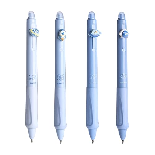 Chingcoo Radierbarer Kugelschreiber, Tintenroller Radierbar, Gelschreiber Friction Stifte Radierstift, Erasable Pen Set für Bürobedarf Schulsachen Studenten (Blau 0,5 mm) von Chingcoo