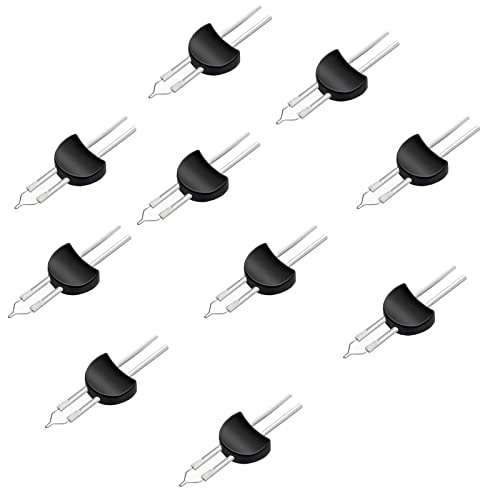 Chispee 10 x Ersatzspitzen für Fadenbrenner, Fadenbrennerspitzen für Perlenweben, schnell schmelzendes Wachs, Leder-Wärmeübertragung und Besaitungsprojekte (10 Ersatzspitzen) von Chispee