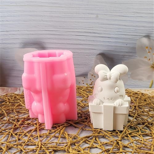 2 Sätze 3d Silikonformen Gießformen Ostern Kerzenformen Zum Gießen Ostern Silikonformen Gießformen Kerzenhalter Ostern Gips Osterformen Epoxidharz (e) von ChongKuan