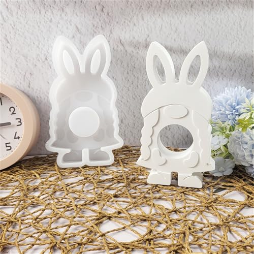 2 Sätze Kerzenformen Zum Gießen Ostern Silikonformen Gießformen Kerzenhalter Ostern 3d Silikonformen Gießformen Ostern Gips Osterformen Epoxidharz (b) von ChongKuan