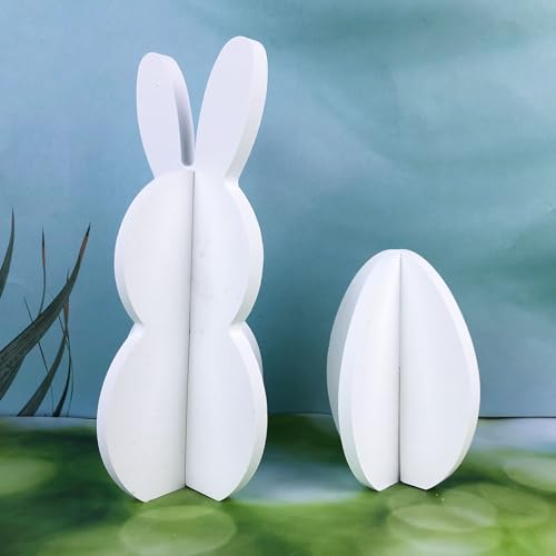 2 Sätze Silikonformen Gießformen Kerzenhalter Ostern 3d Silikonformen Gießformen Ostern Kerzenformen Zum Gießen Ostern Gips Osterformen Epoxidharz (f) von ChongKuan