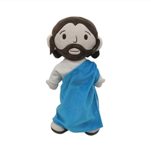 ChongKuan Jesus Plush Toy – Weiche Und Kuschelige Jesus Figur, Ideal Als Liebevolle Dekoration Oder Persönliches Andenken, Hochwertige Verarbeitung Und Hautfreundliches Material (4) von ChongKuan