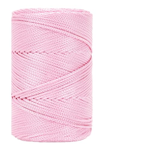 Makramee Garn 3mm X 225m Rope Zum Häkeln Taschen Baumwollschnur Polyester Bäckergarn Baumwollkordel Macrame Cord Baumwollgarn Baumwollfaden Geflochten Textilgarn Körbe Easy Yarn (13,3 Stück) von ChongKuan