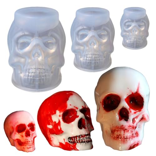 Silikonformen Gießformen Halloween Kerzen Epoxidharz 3d Einschieber Kerzenhalter von ChongKuan