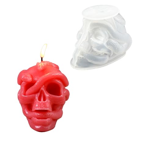 Silikonformen Gießformen Halloween Kerzen Epoxidharz 3d Einschieber Kerzenhalter von ChongKuan