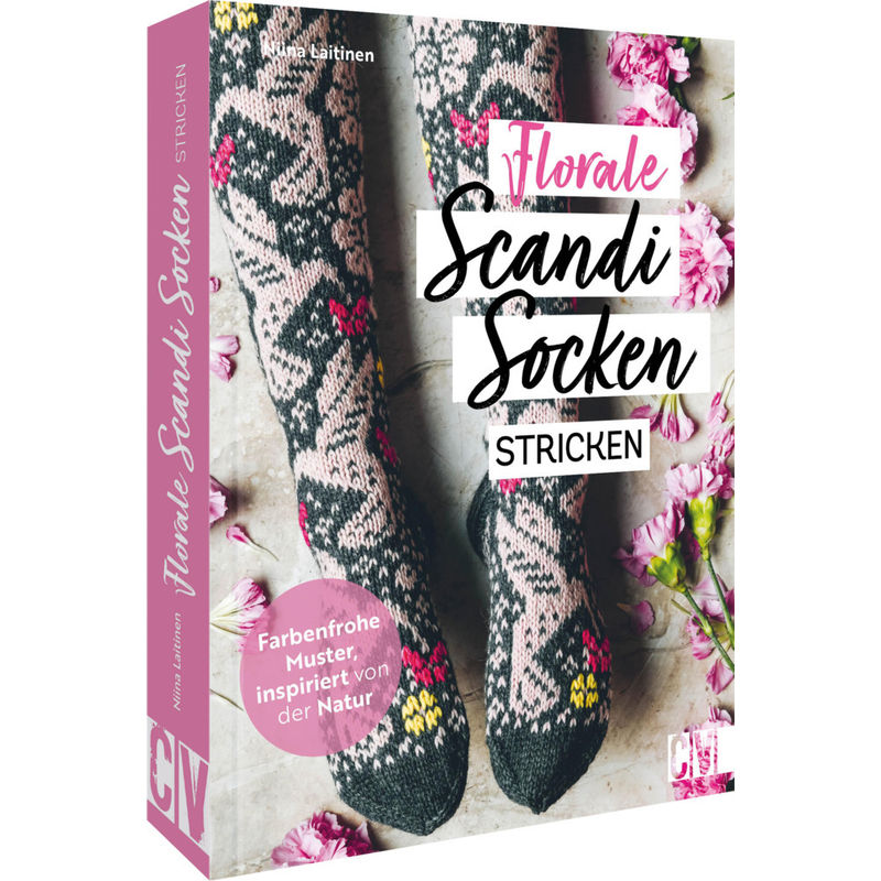 Florale Scandi-Socken Stricken - Niina Laitinen, Gebunden von Christophorus