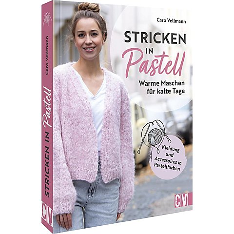 Buch "Stricken in Pastell – Warme Maschen für kalte Tage" von Christophorus