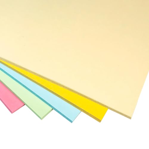 Hawksbill Papier Pastell Farbe Kopierpapier - A4 5 verschiedene Farben 80 GSM - 250 Blatt Multipack glattes Papier für Drucken, Scrapbooking, Herstellung von Schreibwaren, Heim- oder Bürogebrauch & von ChromaCopy