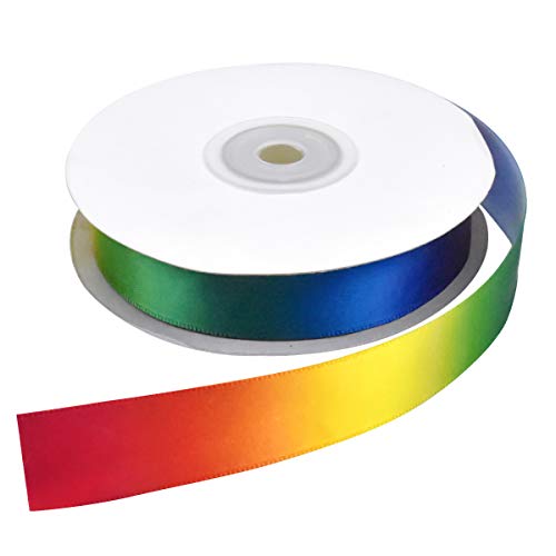 22 m*2 cm Schleifenband Satinband Geschenkband Regenbogen Gradient Stoffband für DIY handgemachtes Kunsthandwerk Geschenkverpackung Hochzeitsdekorationen von Chstarina