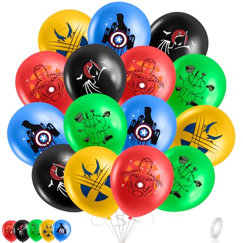 Chukua Superhelden Luftballon Geburtstag Deko- 17Pcs Avenger Kinder Geburtstagsdeko Latex Balloon Girlande für Super Hero Theme Kindergeburtstag Happy Birthday Ballon Party Supplies Deko Junge Mädchen Chukua Superhelden Luftballon Geburtstag Deko- 17Pcs Avenger Kinder Geburtstagsdeko Latex Balloon Girlande für Super Hero Theme Kindergeburtstag Happy Birthday Ballon Party Supplies Deko Junge Mädchen von Chukua
