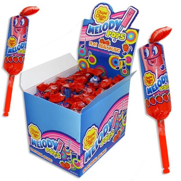 Großpack Chupa Chups Lutscher Melody, zum Pfeifen, 48 Stk, 720g von Chupa Chups