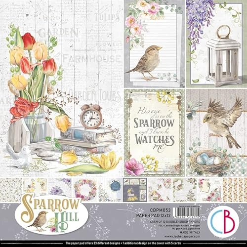 Scrapbook-Papier "Sparrow Hill" von Ciao Bella