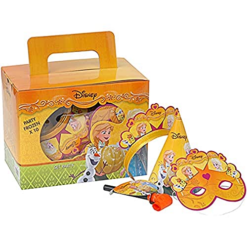 Ciao Hello 29002 - Disney Frozen Halloween-Partybox für 10 Personen, orange von Ciao