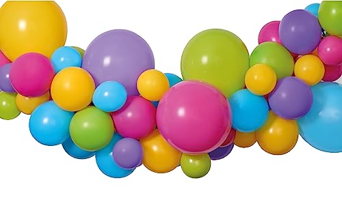 Ciao - Kit Luftballons DIY mehrfarbig (65 Latex-Luftballons, 300 cm), mehrfarbig von Ciao