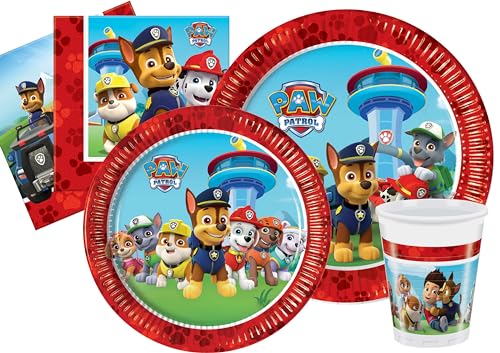 Ciao Y4624 Paw Patrol Party Table Set, Multicolor, 8 people von Ciao