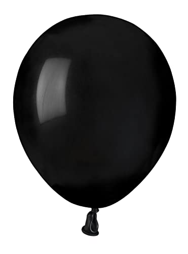 Pack 25 balloons in natural latex Premium Quality G150 (Ø 48cm / 19"), black von Ciao