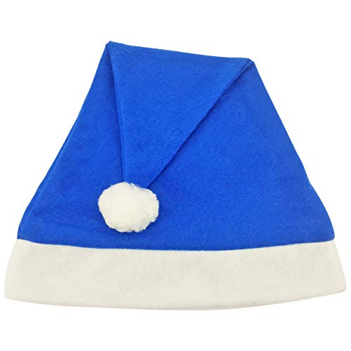 Ciffre Weihnachtsmütze Nikolausmütze Winter Mütze Mützen Nikolaus Santa Blau von Ciffre