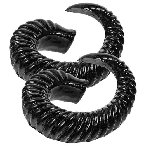 Ciieeo 1 Paar Kopfschmuck Aus Schafshorn Haarband Aus Horn Halloween Hörner Stirnband Cosplay Schafhörner Schaf Kostüm Hörner Schafhörner Selber Machen Stirnband Mit Teufelshörnern Harz von Ciieeo