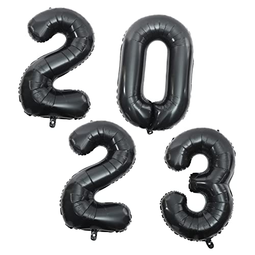 Ciieeo 1 Satz 2023 2023 Aluminiumfolienballon große luftballons große ballons Partyzubehör für Silvester 2023 Partyballons für das neue Jahr Zahlenballons Nummernballons für das neue Jahr von Ciieeo