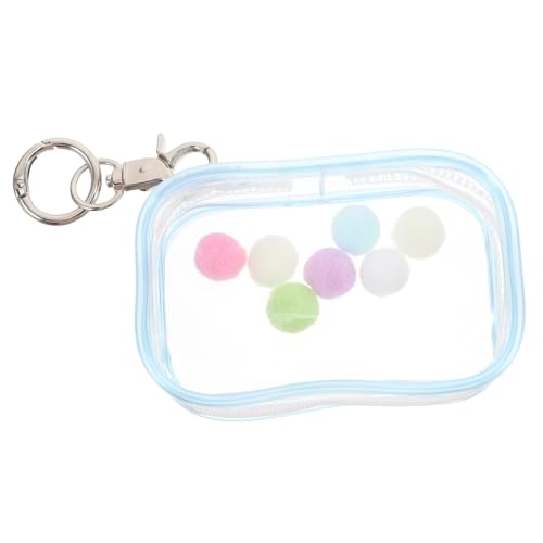 Ciieeo 1 Satz Babytasche -Sammelkoffer tragbarer Reißverschluss Display-Box Puppen Aufbewahrung Staubdichte Sammeltasche Transparenter Organizer für Puppen-Sammelobjekte Plüsch von Ciieeo