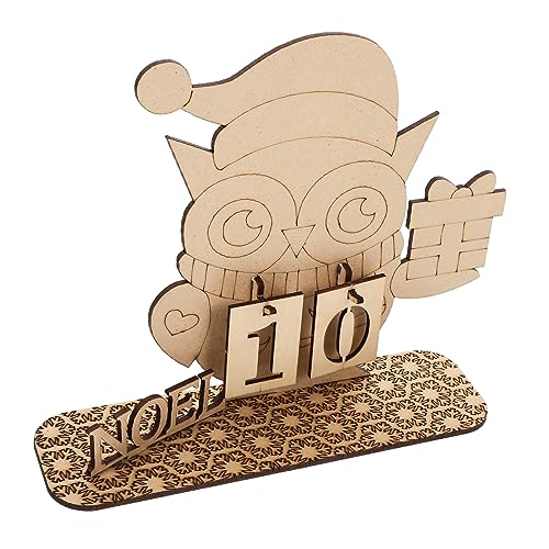 Ciieeo 1 Satz Dekorationskalender Aus Holz Weihnachtskalender Schmuck Adventskalender Countdown Sterben Ornament Tischkalender Für Weihnachten Dekoration Für Weihnachtsfeiern Erste von Ciieeo