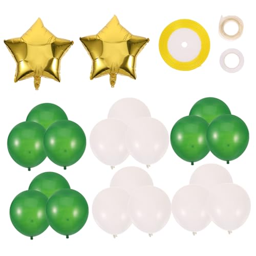 Ciieeo 1 Satz Weihnachtsbaum Ballonbogen-Kit-Ständer Weihnachten roségoldene Luftballons Partylichter kinderparty mitgebsel reminescence Latexballon festlicher Ballon Emulsion Green von Ciieeo