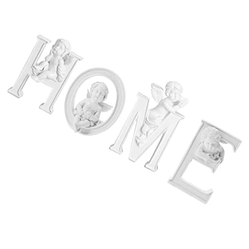 Ciieeo Dekorative Wohnaccessoires Harz Ornament Set Home Alphabet Tischschmuck von Ciieeo