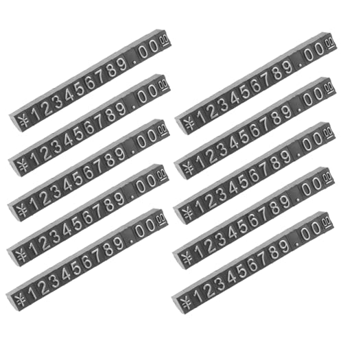 Ciieeo 10 Sätze Metall Preisschilder Markenblöcke Ständer Schilder Für Etiketten Zahlenpreisblöcke Preisanzeigewürfel Zahlenpreistafeln Werbenummernschild Würfelpreis Halterung Ciieeo 10 Sätze Metall Preisschilder Markenblöcke Ständer Schilder Für Etiketten Zahlenpreisblöcke Preisanzeigewürfel Zahlenpreistafeln Werbenummernschild Würfelpreis Halterung von Ciieeo