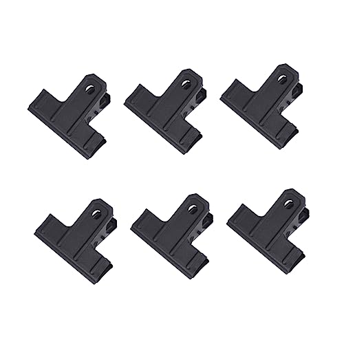 Ciieeo 10 Stk Dekorative Bindeklammern Aktenordner Binderclips Aus Edelstahl Rechnung Binder Extra Große Bindeklammern Schwarze Clips Aktenklammern Metallbinder Mini Klebstoff von Ciieeo