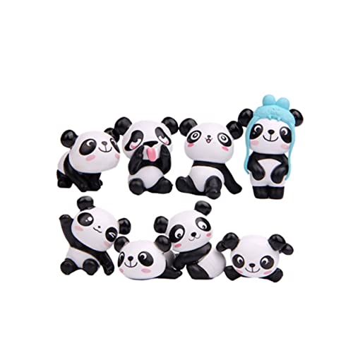 Ciieeo 10 Stück Tischdekoration Cartoon Panda Ornament Weiße Wandleuchte Modische Panda Dekoration Heimdekoration Rechteckiges Kuchenblech Mit Deckel Panda Dekoration von Ciieeo