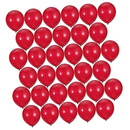 Ciieeo 100 Stück Latex Luftballons Luftballons Hochzeitsdekoration Ballon Ballon Set Rot von Ciieeo