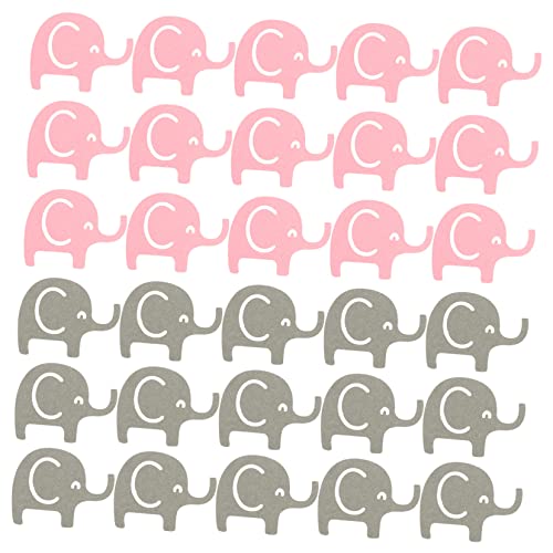 Ciieeo 100 Stück Papier Tischdekorationen Elefanten Konfetti Elefanten Papier Konfetti Elefanten Tischkonfetti Elefanten Themenparty Dekorationen Babyparty Elefanten Dekorationen von Ciieeo