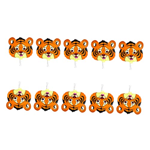 Ciieeo 10st Tiger-ballon Partyballon Ballonbogen-kit Tiere Ballons Filmtiere Tierballons Rosa-blauer Ballonbogen-bausatz Geburtstagsballon Ballon Zum Thema Tiere Fiesta Aluminiumfolie von Ciieeo