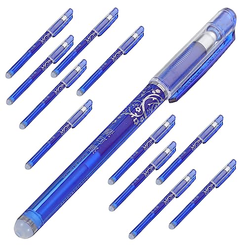 Ciieeo 12-teiliges Set Löschbarer Stift Blaue Tintenstifte Blaue Löschbare Stifte Gelschreiber Mit Flüssiger Tinte Stifte Für Notizen Löschbare Gelstifte Radiergummi China Schüttgut Kind von Ciieeo