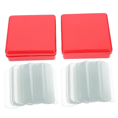 Ciieeo 120st Nicht Markierendes Doppelseitiges Klebeband Klebriges Gelpad Klebepads Streifen Schwere Klebestreifen Doppelseitiges Transparentes Klebeband Aufkleber Abnehmbar Gel-pad PVC von Ciieeo