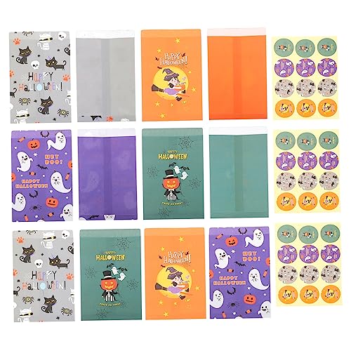 Ciieeo 192 STK Halloween-geschenktüte Süße Papiertüte Schöne Plätzchentasche Snackbeutel Für Kinder Kekstüte Party Papiertüte Party-geschenktüte Entzückende Süßigkeitentüte Festivalbedarf von Ciieeo