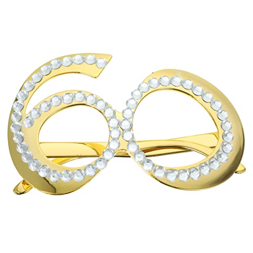 Ciieeo 1Paar Jahre Geburtstagsbrille mit Strasssteinen Lustige Kunststoffbrille für Partys Fotoshootings und Festivals Glitzerrahmen Party Requisite für Unvergessliche Ciieeo 1Paar Jahre Geburtstagsbrille mit Strasssteinen Lustige Kunststoffbrille für Partys Fotoshootings und Festivals Glitzerrahmen Party Requisite für Unvergessliche von Ciieeo