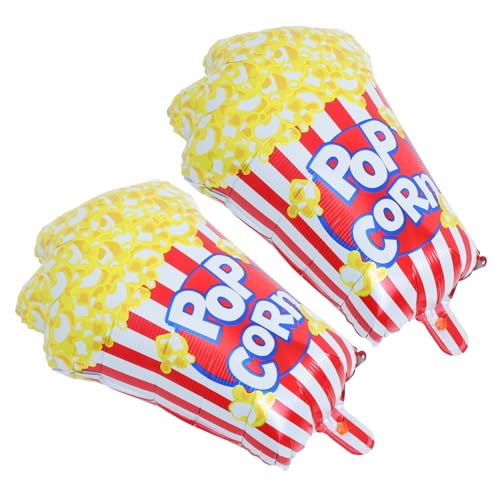 Ciieeo 2 Pcs Riesen Popcorn Food Ballon Film Popcorn Ballon Film Nacht Party Ballon Für Geburtstag Babyparty Hochzeitsfeier Dekoration von Ciieeo