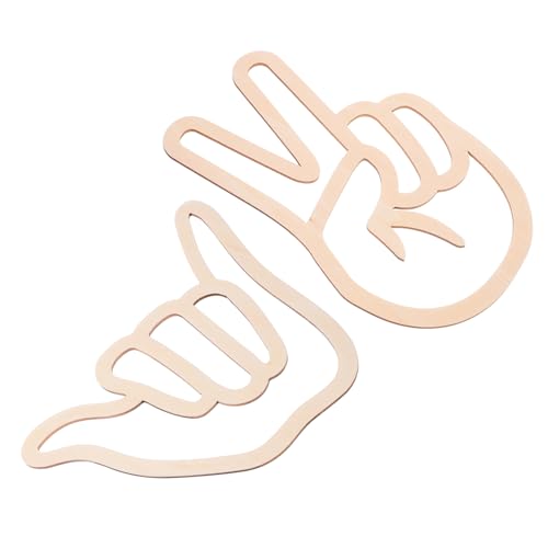 Ciieeo 2 Stück Das Fingerhanddekor Bastelset Für -ornament-bastelset Schmuckhandwerk Für Schmuckherstellungsset Für Dekorative Wandhaken Für Beige Holz Ciieeo 2 Stück Das Fingerhanddekor Bastelset Für -ornament-bastelset Schmuckhandwerk Für Schmuckherstellungsset Für Dekorative Wandhaken Für Beige Holz von Ciieeo