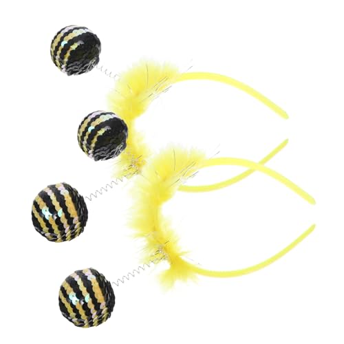 Ciieeo 2 Stück Festliche Party Haarzubehör Haarschmuck für den Urlaub Haarzubehör für Party Bienen-Party-Haarreifen Biene Haarreifen Haardekoration Kostüm Tuch Yellow Ciieeo 2 Stück Festliche Party Haarzubehör Haarschmuck für den Urlaub Haarzubehör für Party Bienen-Party-Haarreifen Biene Haarreifen Haardekoration Kostüm Tuch Yellow von Ciieeo
